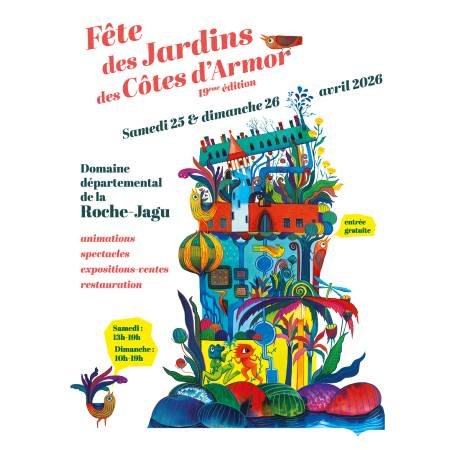 Fête des Jardins des Côtes d'Armor - Domaine départemental de la Roche Jagu - 25 et 26 avril 2026