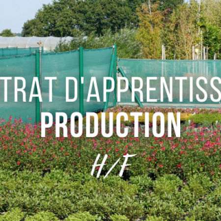 Offre d'emploi : contrat d'apprentissage en Production (H/F)