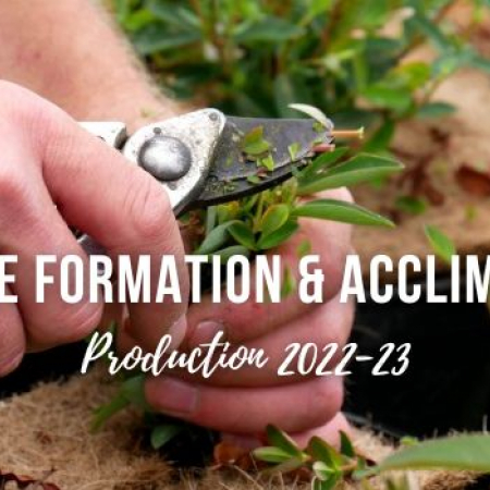 Taille de formation et acclimatation : production 2022-23